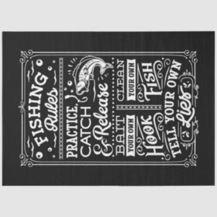 Fischereivorschriften Seidenpapier