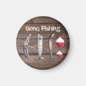 Fischereizeichen, Fischköder, Bobber Magnet (Vorne)