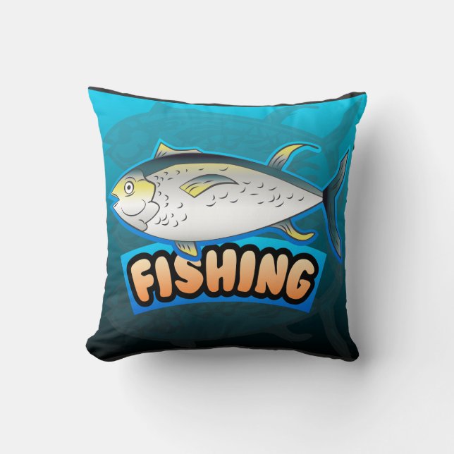 Fischereizeichen Kissen (Vorderseite)