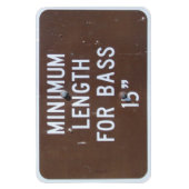 Fischereizeichen, Mindestbaslänge Magnet (Vertikal)