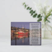 Fischergebet Postkarte (Stehend Vorderseite)