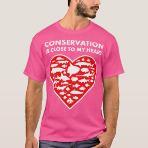Fischerhaltungsherz T-Shirt