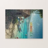 Fischerhütte und kleine Boote Puzzle (Horizontal)