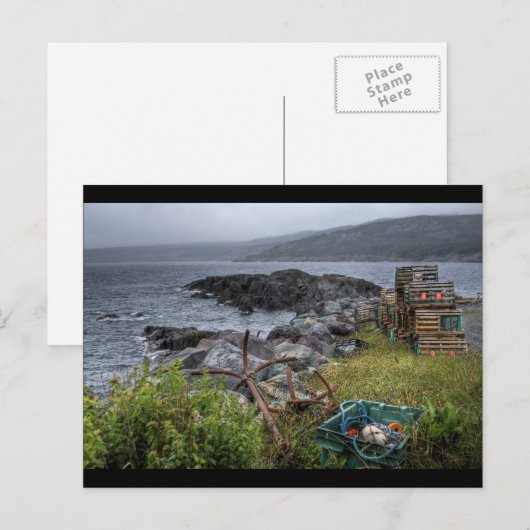 Fischerküste Postkarte (Vorne/Hinten)