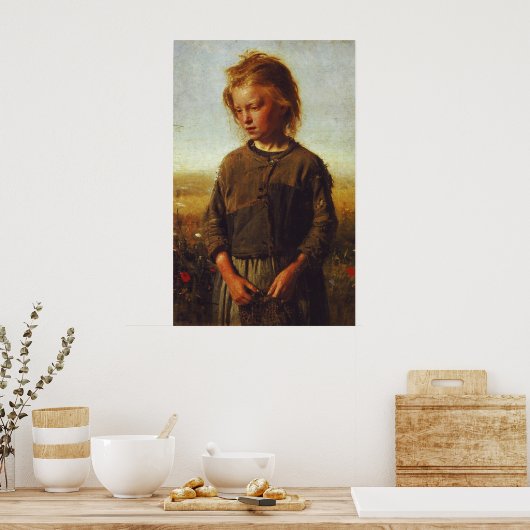 Fischermädchen, 1874 poster (Küche)