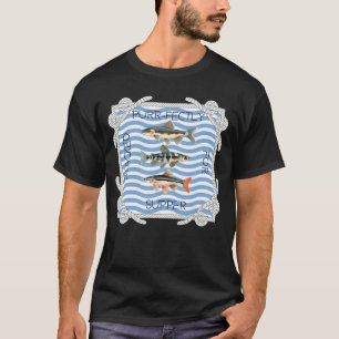 Fischermann Ästhetik Humor für Tierliebhaber T-Shirt