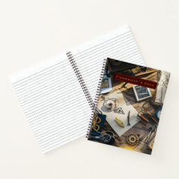 Fischermannotizbuch mit Spiralbindung und individu Notizblock