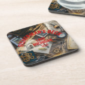 Fischermanns Deck personalisierter Plastikunterset Getränkeuntersetzer (Linke Seite)