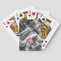 Fischermanns Deck Schwarz-Weiß Spielkarten