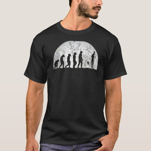 Fischermanns Evolution und Evo Evolution des Mensc T-Shirt (Vorderseite)