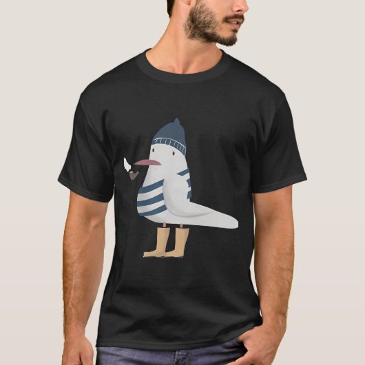 Fischermöwe T-Shirt (Vorderseite)