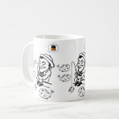 Fischermug Kaffeetasse (Vorderseite Links)