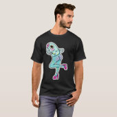 Fischernetze (Reverse Mermaid) Pinke Version T-Shirt (Vorne ganz)