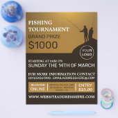 Fischerportrait, Veranstaltung zum Angelturnier Flyer (Einzeln)