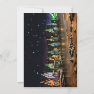 Fischers Cove Shoppes Folk Art Feiertagskarte