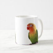 Fischer's Lovebirdのマグカップ Kaffeetasse (VorderseiteRechts)