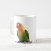 Fischer's Lovebirdのマグカップ Kaffeetasse (Vorderseite Links)