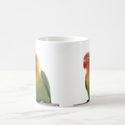 Fischer's Lovebirdのマグカップ Kaffeetasse (Mittel)