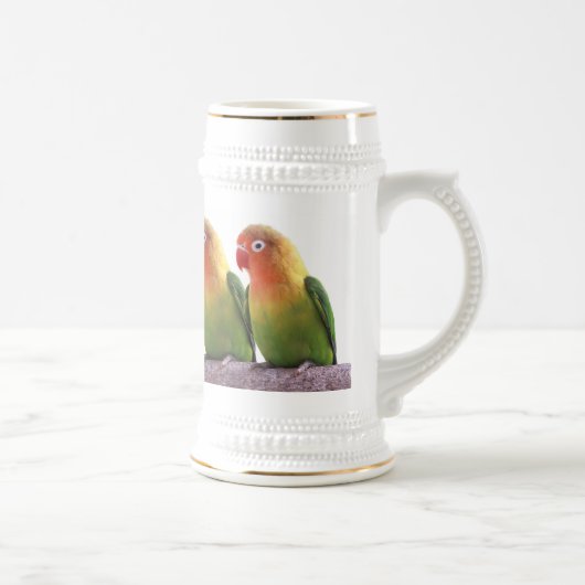 Fischer's Lovebird Bierglas (Rechts)