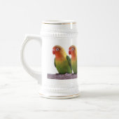 Fischer's Lovebird Bierglas (Links)
