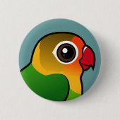 Fischers Lovebird Button (Vorderseite)