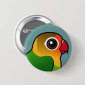 Fischers Lovebird Button (Vorne & Hinten)