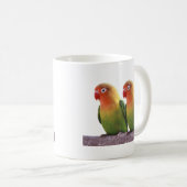 Fischer's Lovebird Kaffeetasse (VorderseiteRechts)
