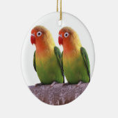 "Fischer's Lovebird" Keramikornament (Rechts)