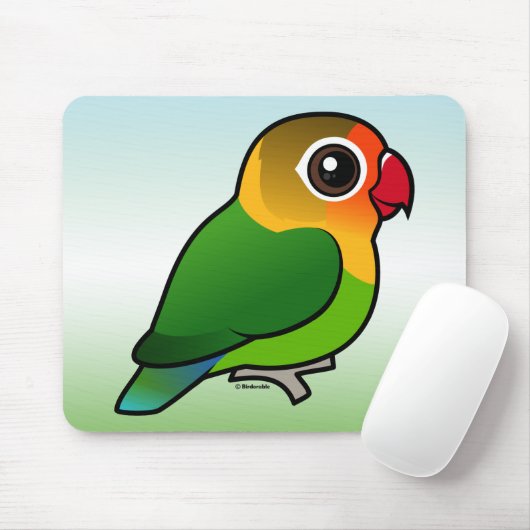 Fischers Lovebird Mousepad (Mit Mouse)