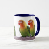 Fischer's Lovebird Tasse (VorderseiteRechts)