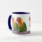 Fischer's Lovebird Tasse (Vorderseite Links)