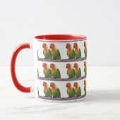 “Fischer's Lovebird” Tasse (Links)