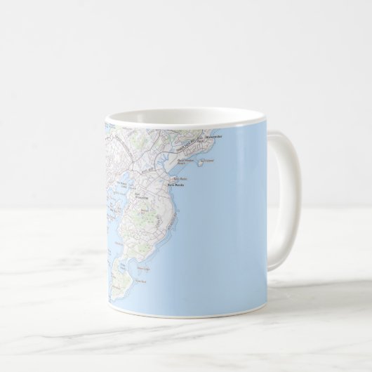Fischerstadt Gloucester Massachusetts Tasse (VorderseiteRechts)