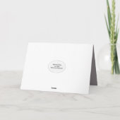 Fischerstadt Michigan Geburtstag Karte (Rückseite)