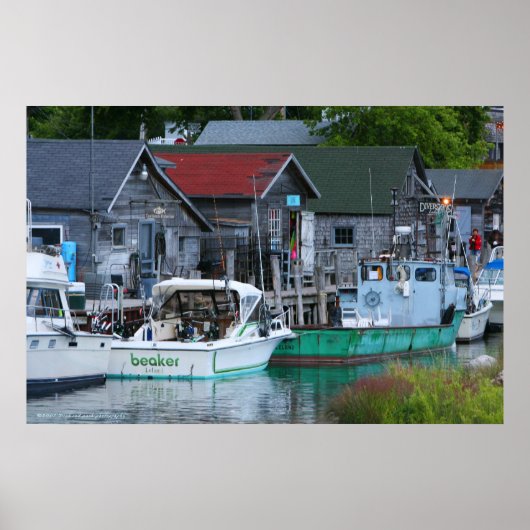 Fischerstadt Poster (Vorne)