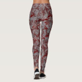 Fisches Muster, Doppelfarben b. DR BG Leggings (Rückseite)