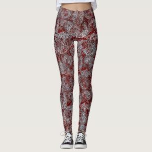 Fisches Muster, Doppelfarben b. DR BG Leggings
