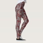 Fisches Muster, Doppelfarben b. DR BG Leggings (Rechts)