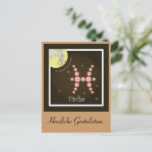 Fisches Sternzeichen-Postkartett Postkarte (Stehend Vorderseite)