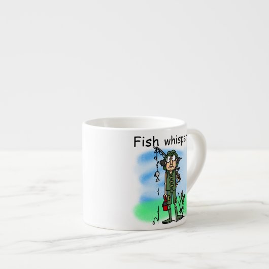 FischeWhisperer Espressotasse (Vorderseite Rechts)