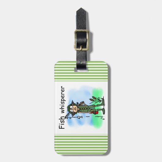FischeWhisperer Gepäckanhänger (Vorderseite vertikal)