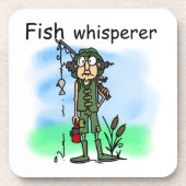 FischeWhisperer Getränkeuntersetzer (Vorderseite)