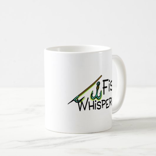 FischeWhisperer Kaffeetasse (VorderseiteRechts)