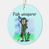 FischeWhisperer Keramikornament (Links)