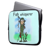 FischeWhisperer Laptopschutzhülle (Vorderseite Links)