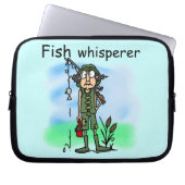 FischeWhisperer Laptopschutzhülle (Vorderseite)