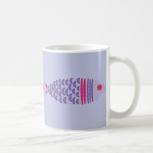 Fischfamilie Küstennautik Kaffeetasse