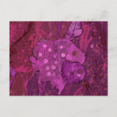 Fischfamilie, Tiere unter Wasser Postkarte (Vorderseite)