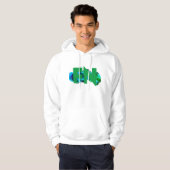 Fischfang146 2,0 ha Grün Hoodie (Vorne ganz)
