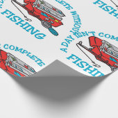 Fischfang abgeschlossen geschenkpapier (Ecke)